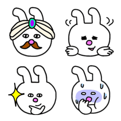 Big Face Rabbit Emoji 5