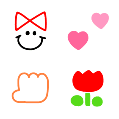Simple and cute style emoji