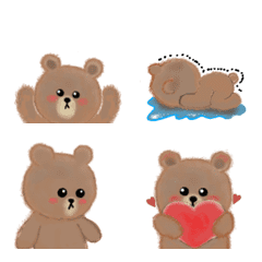 Brown animation emoji