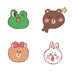 Brown & Friends emoji by guide