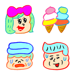 cutechan emoji 6 summer
