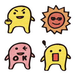 Happy Yellow Maruchan Emoji