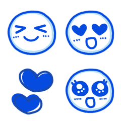 Simple Emoji blue ones(1)