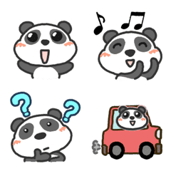Panda moving Emoji  [1]