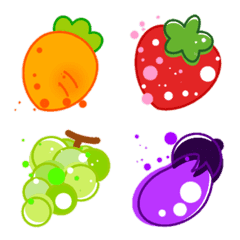 野菜＆フルーツ ♡ Cute絵文字