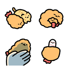 cute Fried Shrimp Emoji