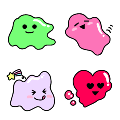 colorful slime chan Emoji