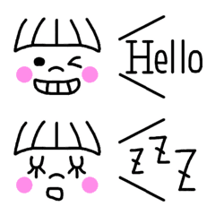 Ugoku Simple Face Cute Emoji