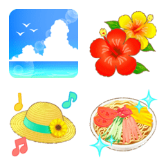 Move! Refresh & Cute Summer Emoji