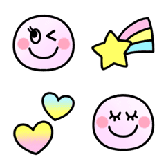 colorful & gradation emoji