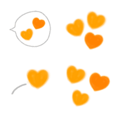 heart,heart,heart! orange