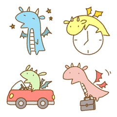 Colorful Dragons -Emoji-