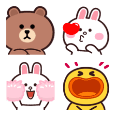 Emoji:BROWN & FRIENDS