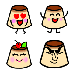 Emoji sweet Pudding
