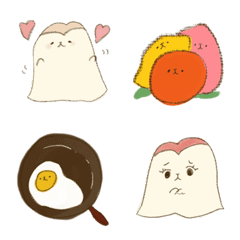 Lovely bread ghosts & their dear friends