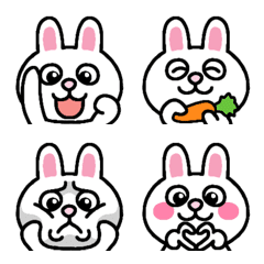 The Rabbit's Hundred Faces Emoji