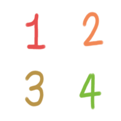 Number color