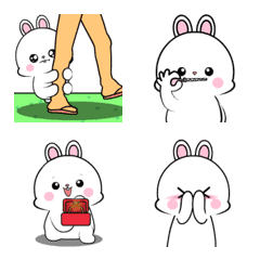 Lovely Rabbit : Animated emoji