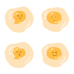 cute fried eggs