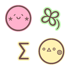 Emoticons & Emoji (Pastel Colors)