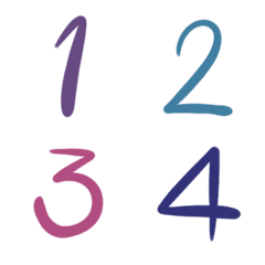 Four Color Numbers