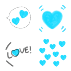 heart,heart,heart ! light blue