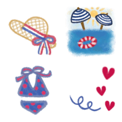 French tricolor fan emojis 7