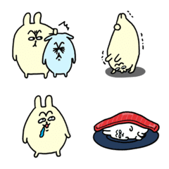 Sturdy rabbit emoji(2)