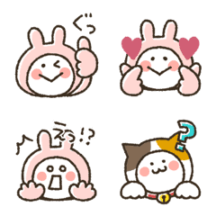 Rabbit sometimes cat emoji.