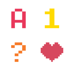 Pixel alphabets vol.2