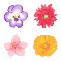 Blooming flowers emoji