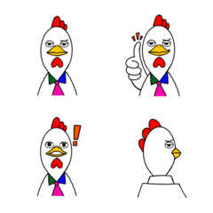 cool chicken everyday emoji