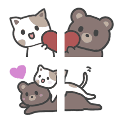 cat love bear Emoji