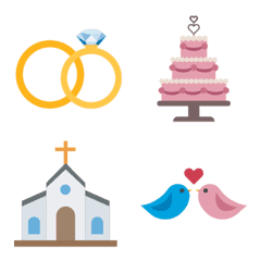 Happy Wedding Emojis Vol.2