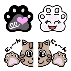 Animal cat paw emoji