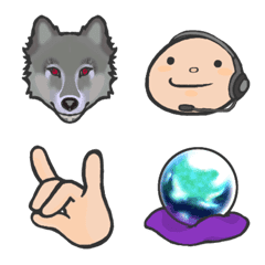 Werewolf Game Emoji (40) by ytoy