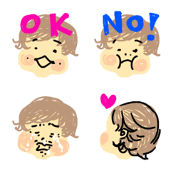 Children's everyday emoji
