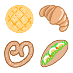 yummy breads Emoji