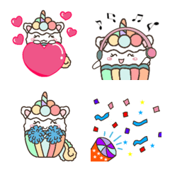 Unicorn Cupcake Emoji Animation
