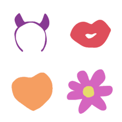 Retro Autumn Colour Emoji