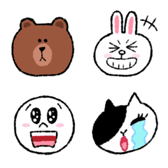 KINOKO's LINE Friends Emoji