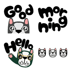 French bulldog emoji AAA