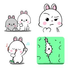 Lovely Rabbit 2 : Animated emoji