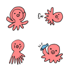 卡哇伊章魚（表情符號）