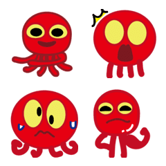 อิโมจิไลน์ octopus emozi