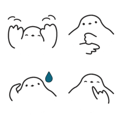 Simple Sign-Language Emoji of bird