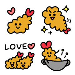 Easy to use! fried shrimp Emoji
