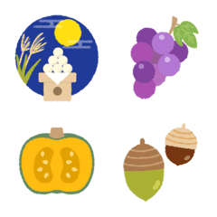 Very chic autumn emoji