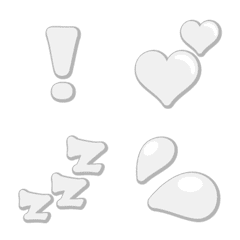 TWE -Trendy White Emoji-