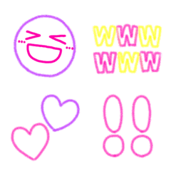 Neon colored Flashing Emoji(2)